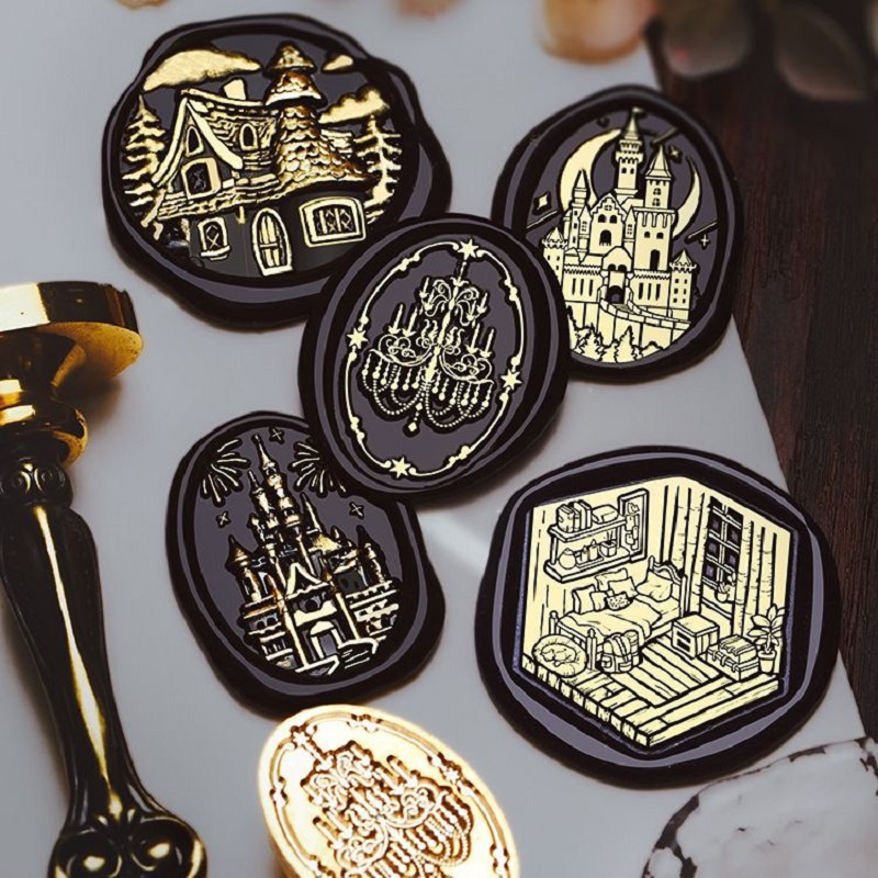 Wax Seal Stamp Set - Wax Seal Stamp Vintage Halloween Personalized