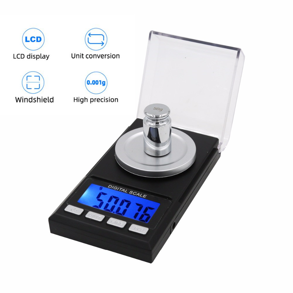 Tape Dispenser Weighted - 100g/50g Electronic Scales High Precision 0.001g