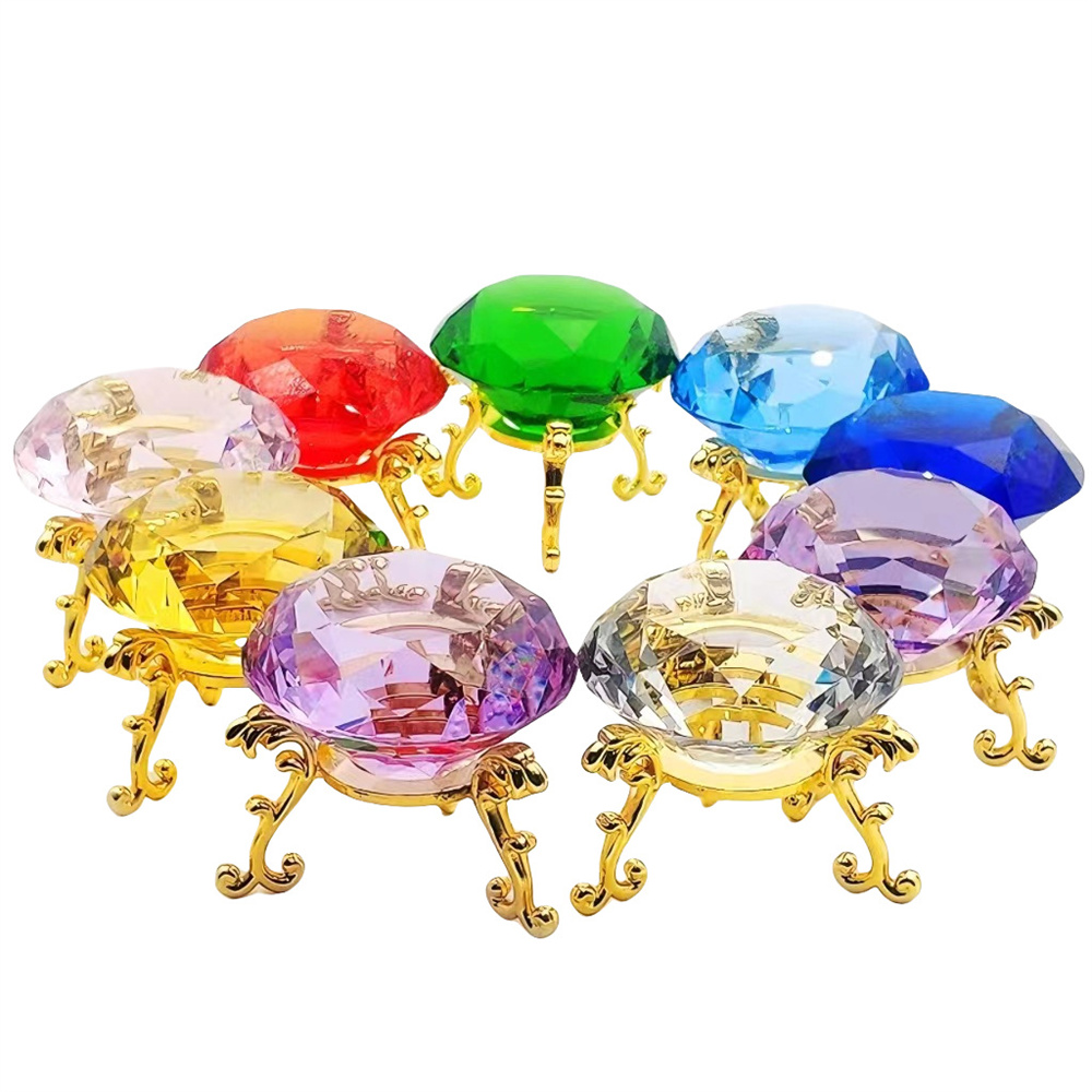 80mm K9 Crystal Diamond With M - Paper Weight Crystal recension och pris