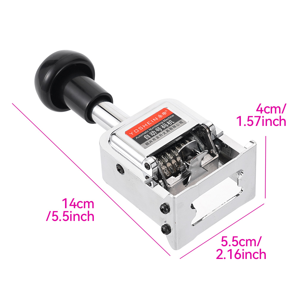 7 Digit Automatic Numbering Ma - Rubber Date Stamp recension och pris