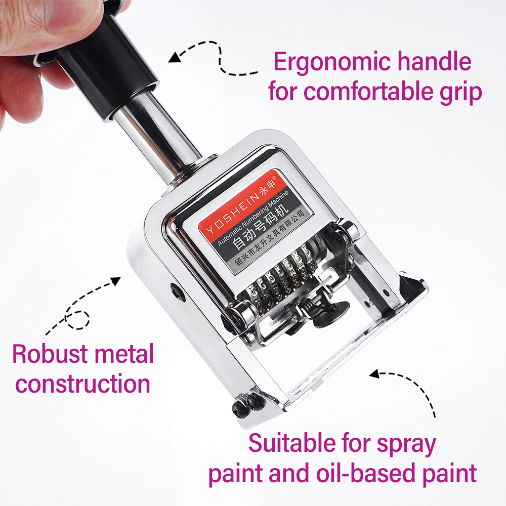7 Digit Automatic Numbering Ma - Rubber Date Stamp recension och pris