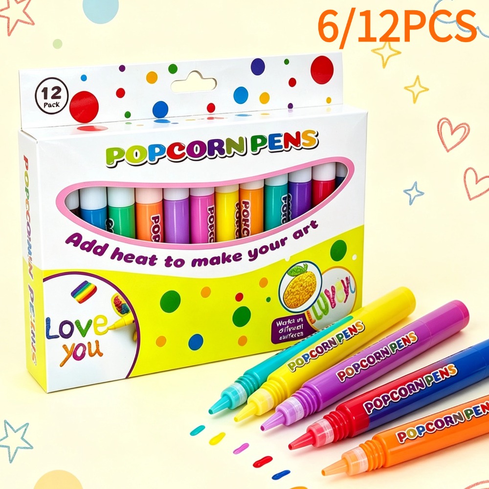 Magical Puffy Popcorn Pens Set - Copic Marker Sketch recension och pris