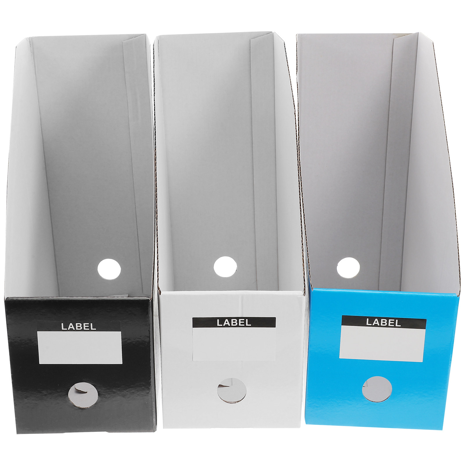 3Pcs File Folder Organizer Des - Magazine Holder Rack recension och pris
