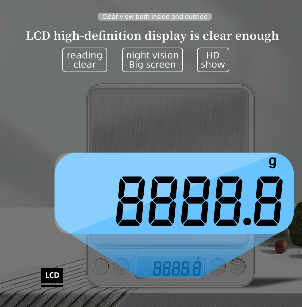3000g 0.1g Electronic Scale LC - Tape Dispenser Weighted recension och pris