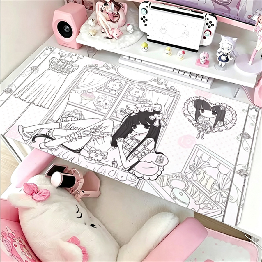 Anime Aesthetics Leather Mouse - Leather Desk Pad recension och pris