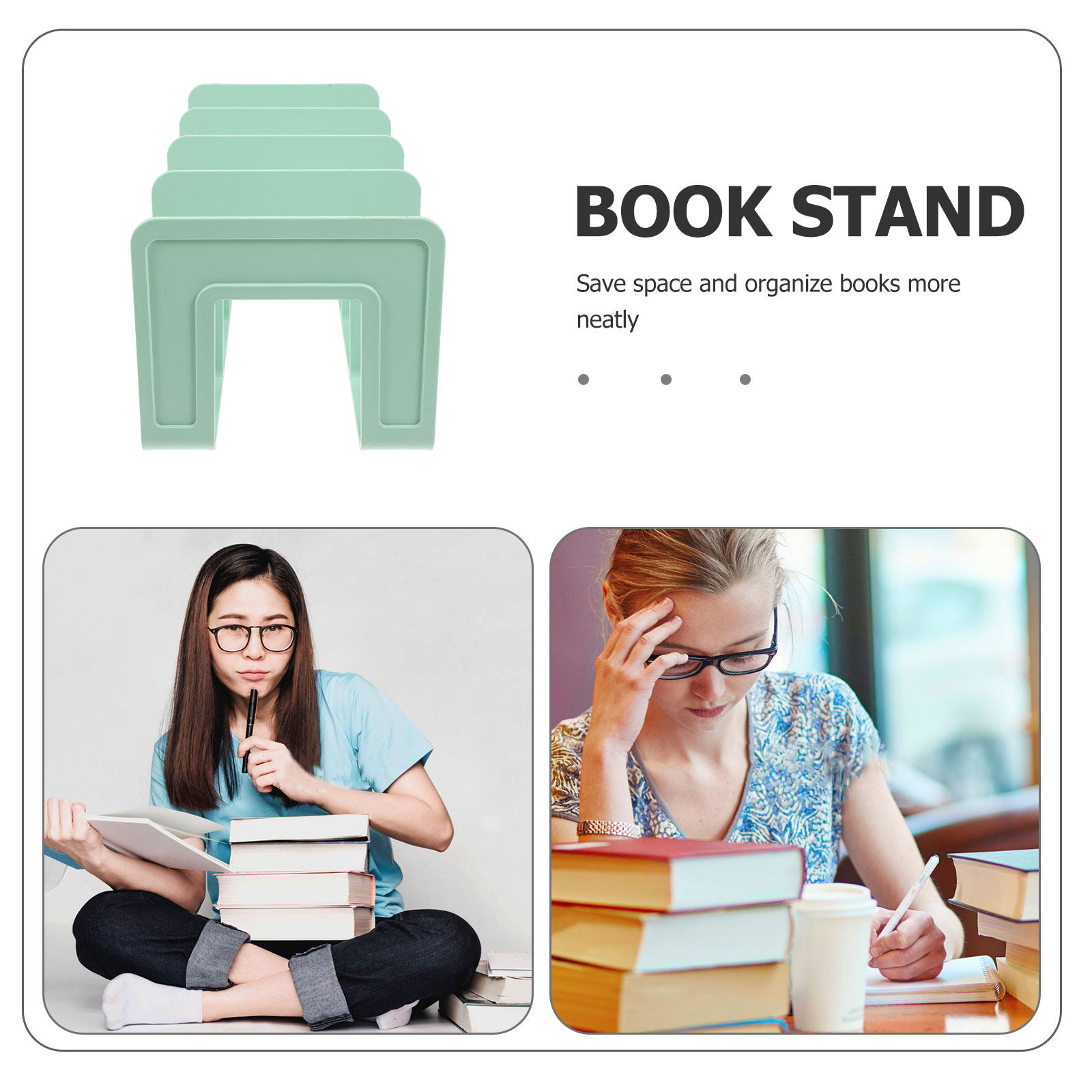 Desktop Book Holder Shelf Maga - Magazine Holder Rack recension och pris