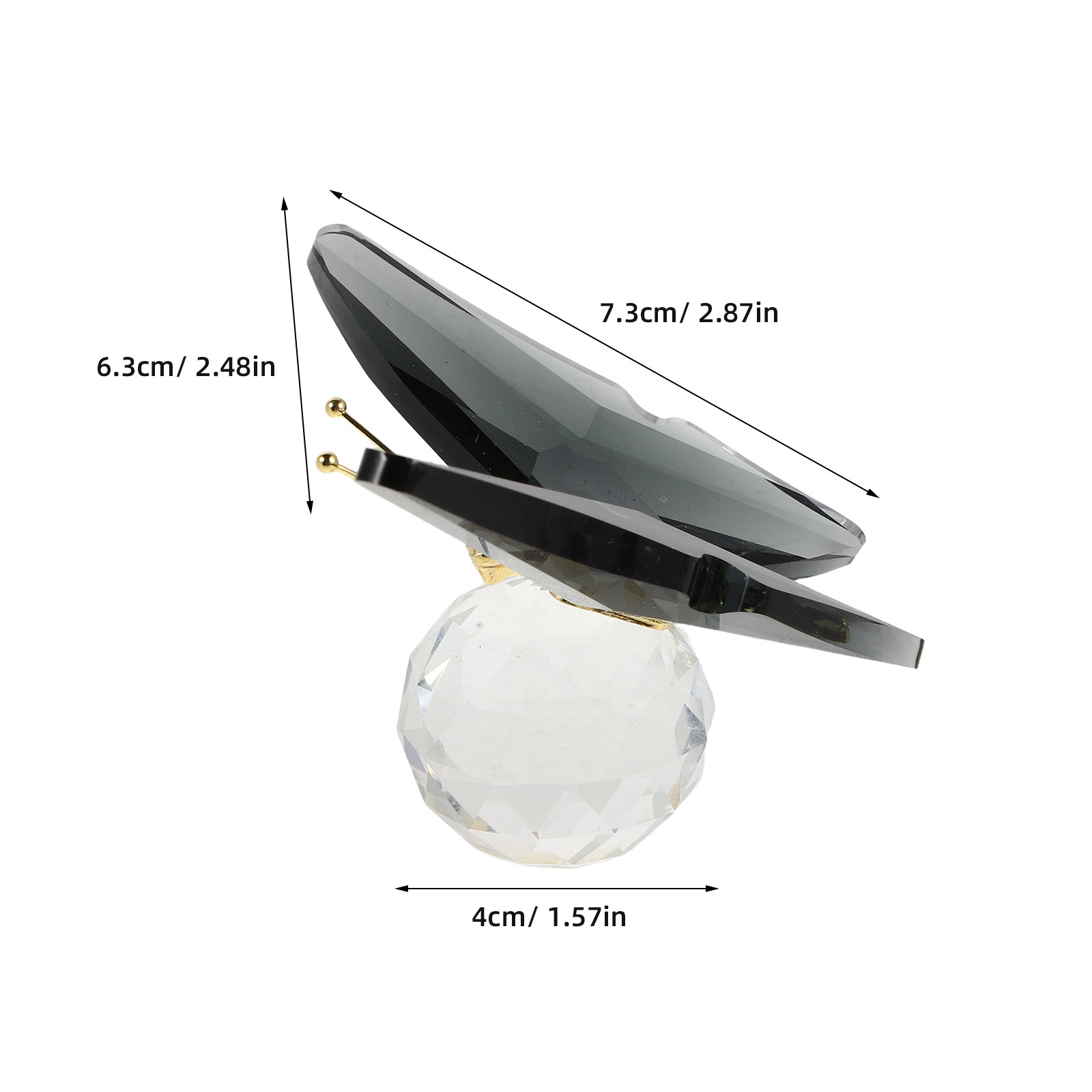 Glass Butterfly Paperweight Cr - Paper Weight Crystal recension och pris