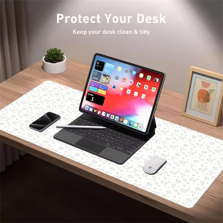 Cute Leather Desk Mat Tableclo - Leather Desk Pad recension och pris