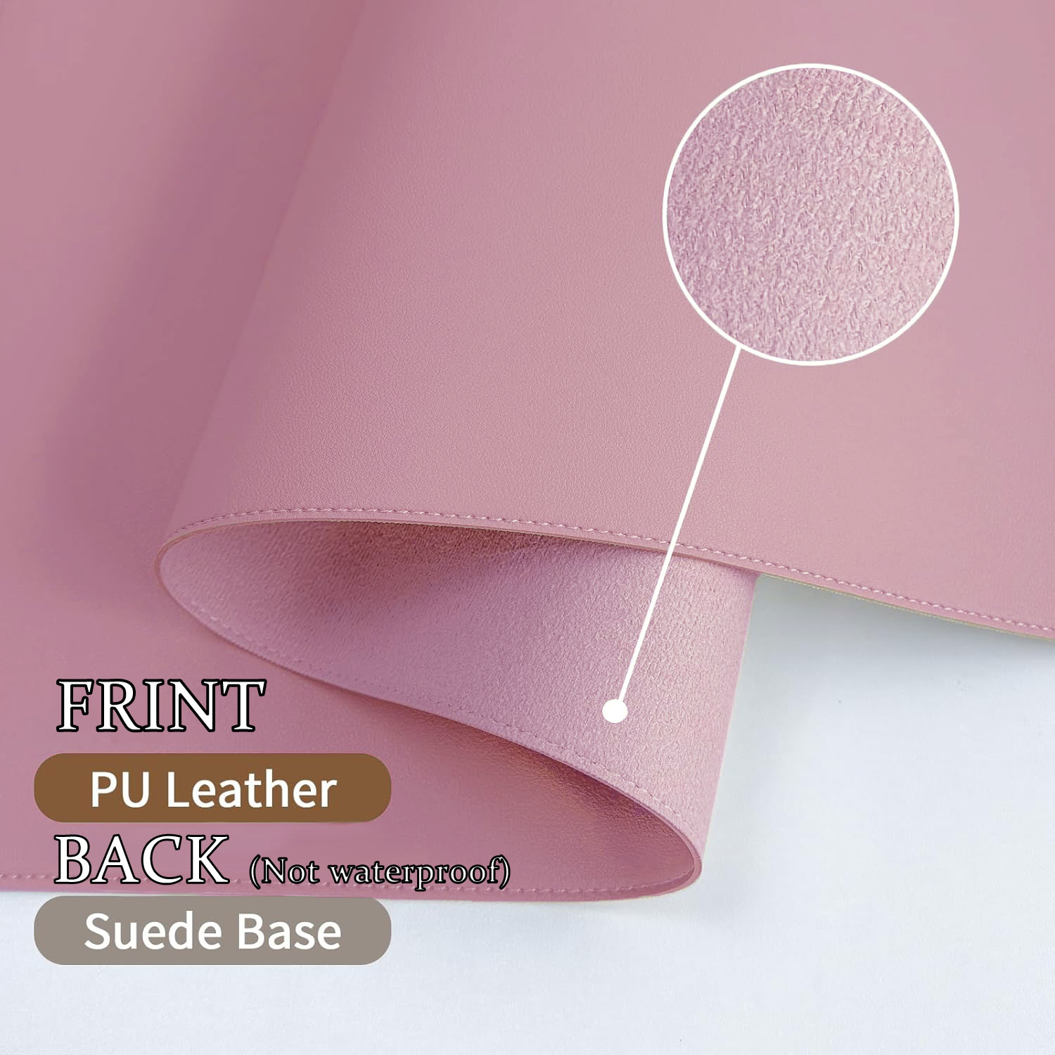 Desk Mat Blotter, Dual-Sided O - Leather Desk Pad recension och pris