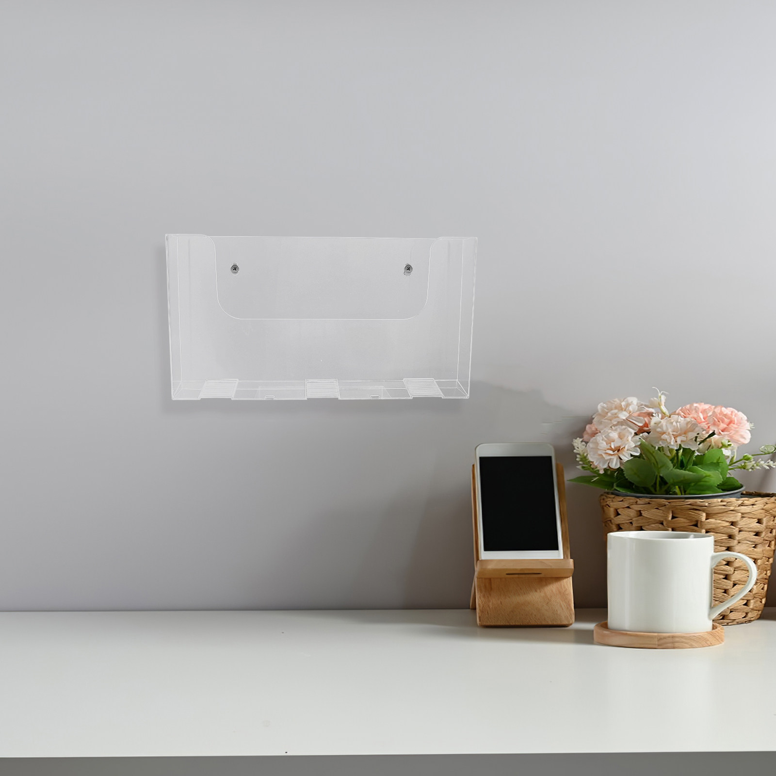 2Pcs Wall Mounted Magazine Hol - Magazine Holder Rack recension och pris