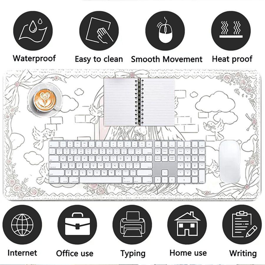 Leather Mouse Pad, Desk Carpet - Leather Desk Pad recension och pris