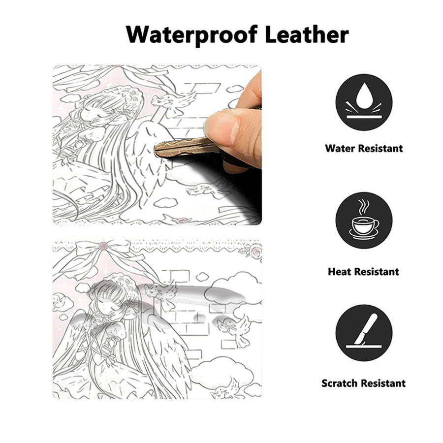 Leather Mouse Pad, Desk Carpet - Leather Desk Pad recension och pris