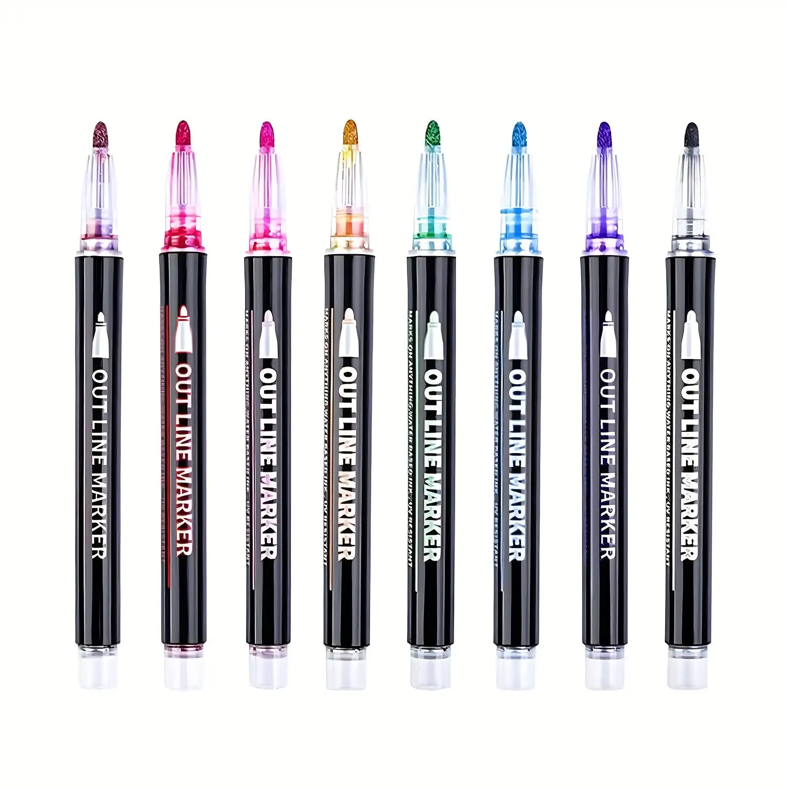Dual-Tip Metallic Art Pens wit - Correction Pen Fine recension och pris