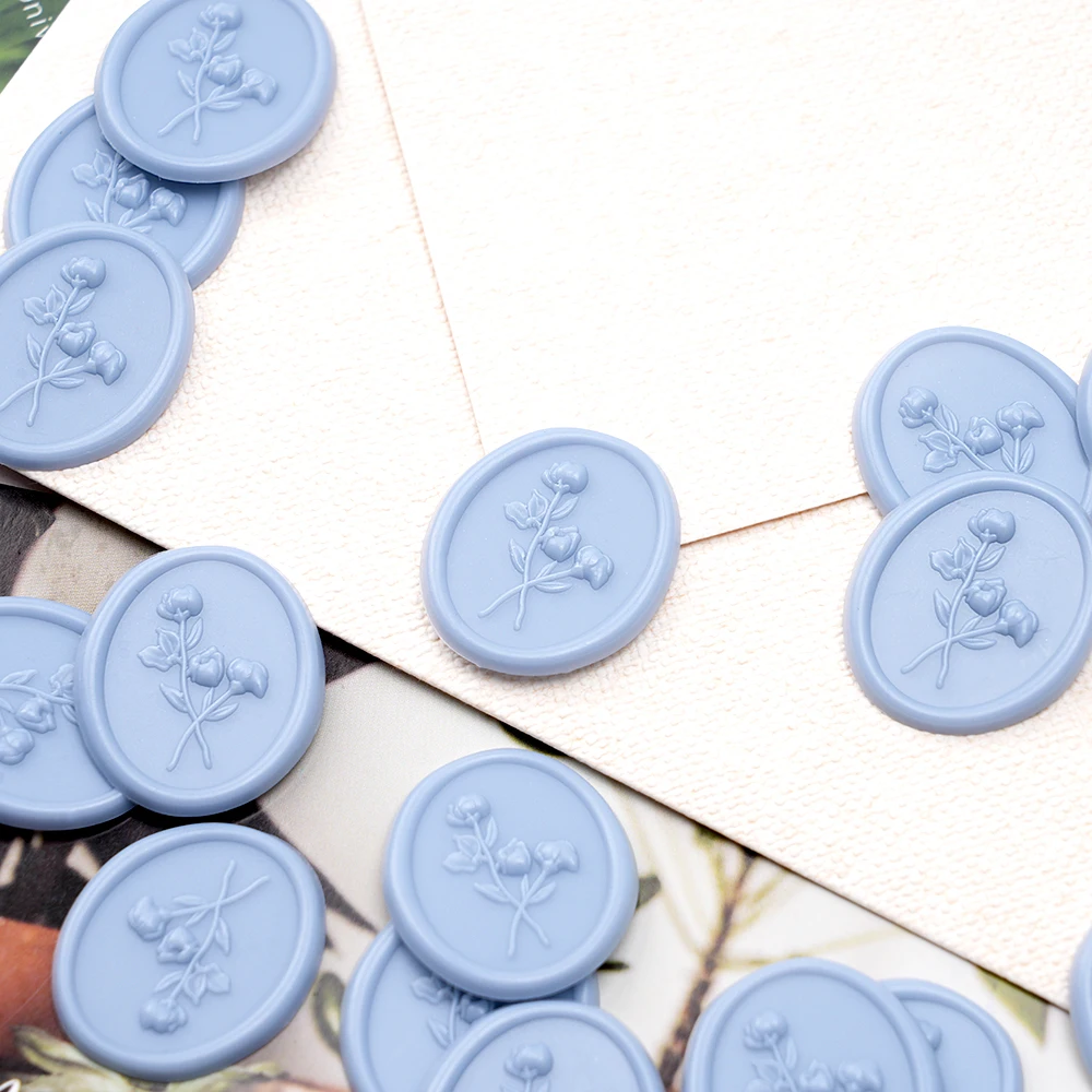 25pcs/set 3D Floral Wax Seal S - Wax Seal Stamp Set recension och pris