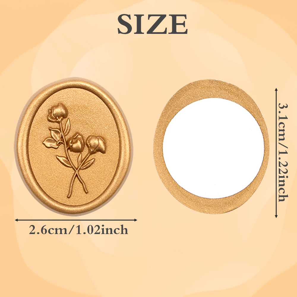 25pcs/set 3D Floral Wax Seal S - Wax Seal Stamp Set recension och pris